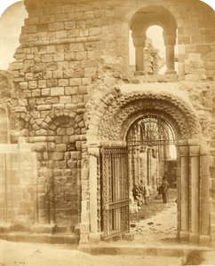 Church Ruins with Three Men by Roger Fenton
